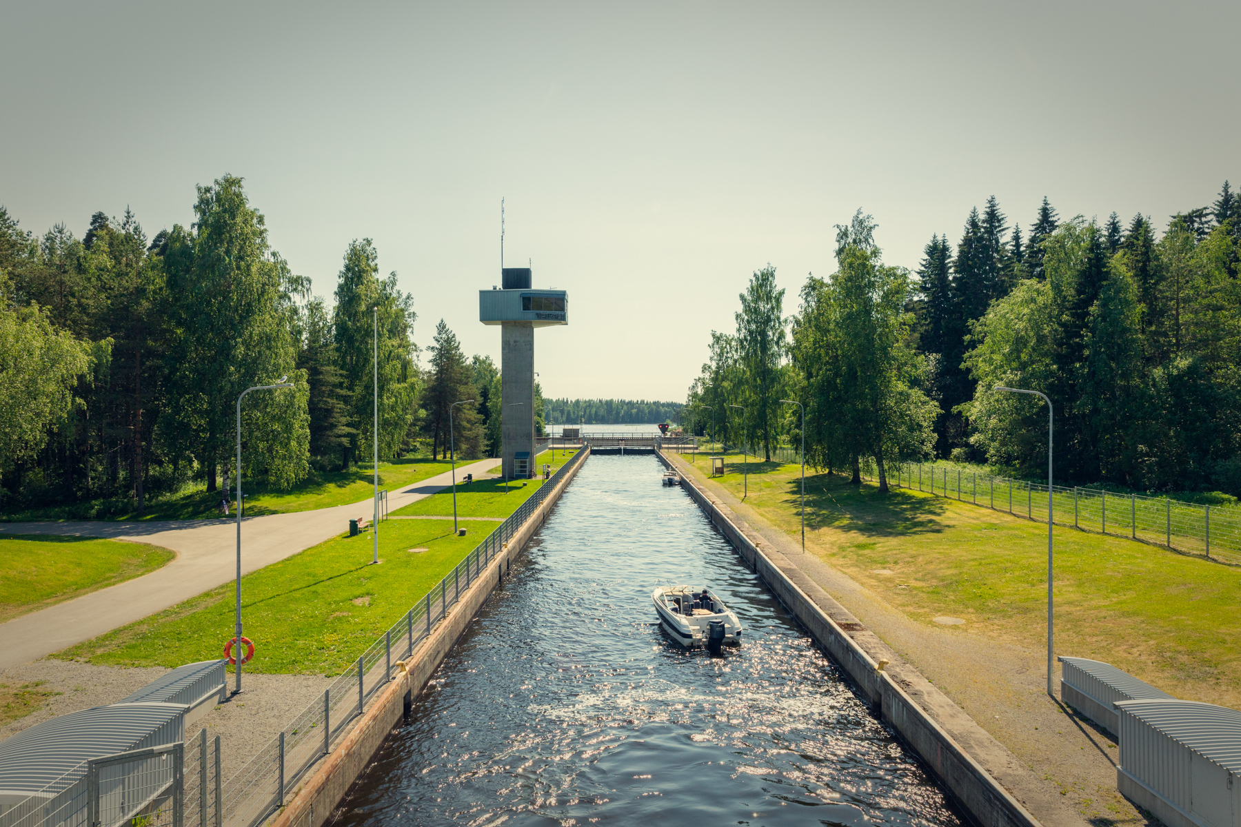 Taipale canal connecting the region to the Saimaa inland waterway